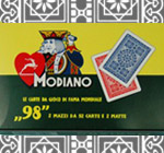 Modiano N98 gezinkten Karten
